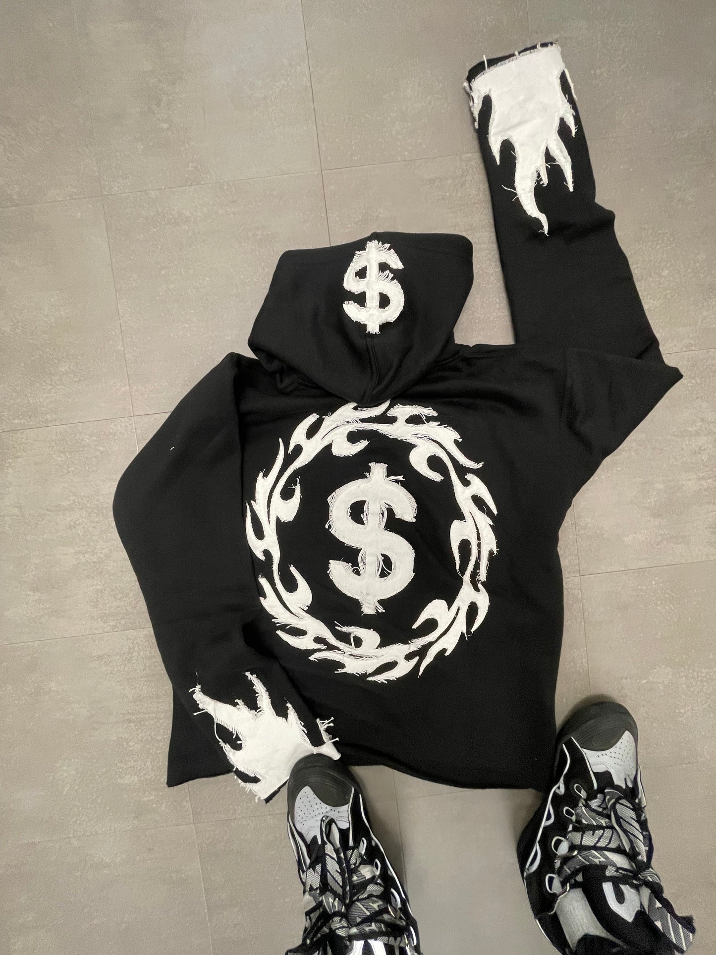 black cxshflow hoodie