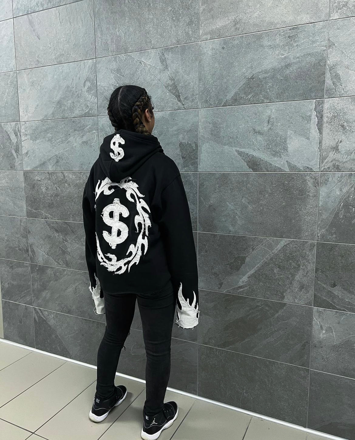 black cxshflow hoodie