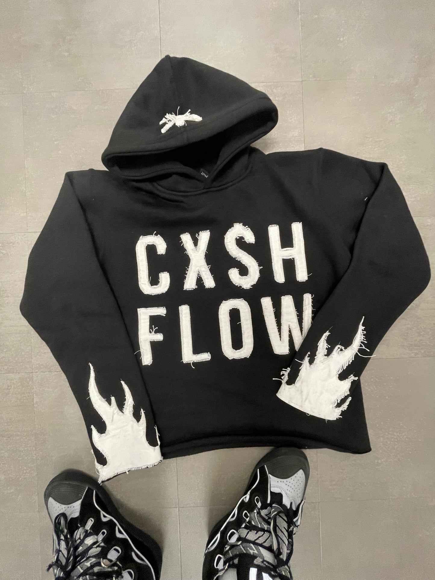 black cxshflow hoodie